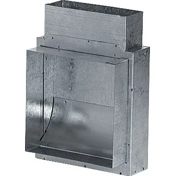 Krbová obestavba Redukce hranatá 150x50 mm 90*, kanál - mřížka