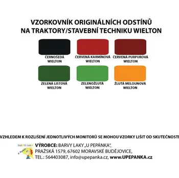 Barva ve spreji U PEPÁNKA s.r.o. BARVY NA TRAKTORY WIELTON ve spreji 2-K Polyuretan, ČERNOŠEDÁ lesklá 400ml