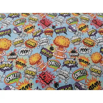 BYTEMA Dekorační látka KOMIKA šíře 140 cm