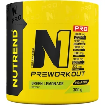 Nápoj Nutrend N1 PRO PRE-WORKOUT 300g green lemonade