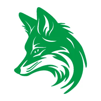 Samolepící dekorace Liška 005 levá hlava (12 - zelená) SAMOLEPKA NA AUTO, NÁLEPKA, FÓLIE, POLEP, TUNING, VLASTNÍ TEXT, TISK, AUTOSAMOLEPKY.cz, POLEPY, OBRÁZEK, LOGO, 3D STICKERS