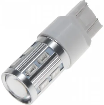 Autožárovka LED žárovka T20 (7443) oranžová 12SMD Samsung + 3W Osram 10-30V