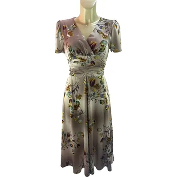 Dámská sukně Ariatex Dámské šaty Porté TULIPÉ GOLD béžové vel. 42