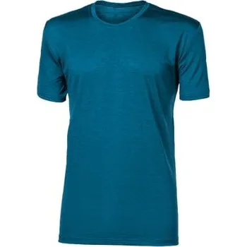 MERINO ORIGINAL pánské triko petrol melír XXXL