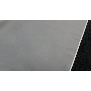 GERSTER Luxusní záclona GERSTER 11700 proužek terakota 295 cm