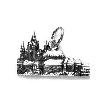 Přívěsek Stříbrný přívěsek Pražský hrad , Hradčany - P907 (Stříbrný Pražský hrad,Hradčany)