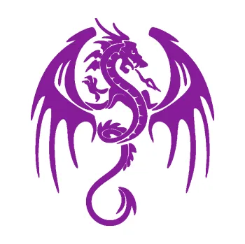 Samolepicí dekorace na vozidlo Dragon 053 pravá (14 - fialová) SAMOLEPKA NA AUTO, NÁLEPKA, FÓLIE, POLEP, TUNING, VLASTNÍ TEXT, TISK, AUTOSAMOLEPKY.cz, POLEPY, OBRÁZEK, LOGO, 3D STICKERS