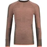 Ortovox 230 Competition Long Sleeve W bloom L; Hnědá triko + DÁREK DLE VÝBĚRU!