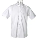 Kustom Kit Pánská popelínová pracovní košile s krátkým rukávem Barva: Bílá, Velikost: 37 (S/14H) K100