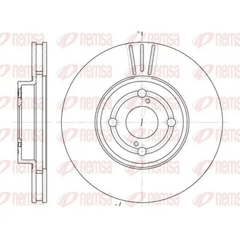 Brzdový kotouč Brzdový kotouč REMSA 6703.10