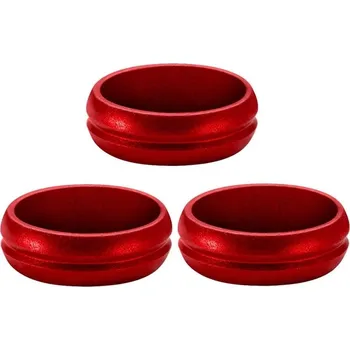 Příslušenství pro šipky Kroužky Mission F-Lock Rings Flight Lock Red