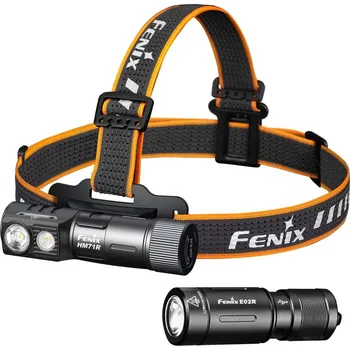 Outdoorové vybavení Čelovka Fenix HM71R + Svítilna Fenix HM71R s nabíječkou