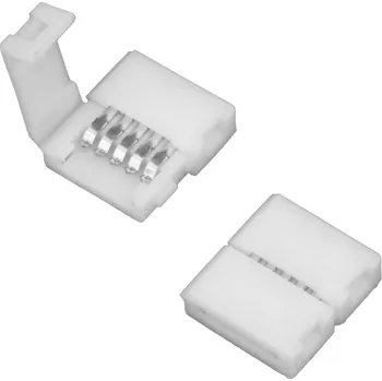 LED osvětlení T-LED 112122 RGBW Click spojka rovná pro LED pásky 10 mm