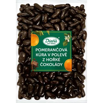Sušené ovoce Diana Company Pomerančová kůra v polevě z hořké čokolády