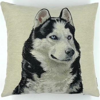 Dekorativní polštářek BYTEMA Gobelínový povlak na polštář HUSKY 45 x 45 cm