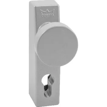 Dveřní kování DK - Panikové kování s pevnou koulí PHT 06 Stříbrná