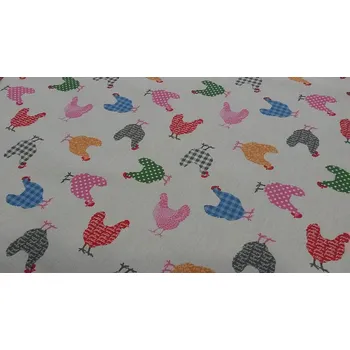 BYTEMA Dekorační látka MINI SLEPIČKY 1 šíře 160 cm