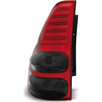 Zadní světlomet TUNING-TEC Zadní světla Toyota Land Cruiser 120 03-09 - kouřové/červené LED 1