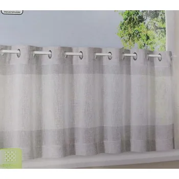 Záclona GERSTER Hotová záclona GERSTER smetanovo-šedá 50x140 cm 50 x 140 cm