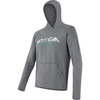 Pánská mikina Mikina pánská SENSOR MERINO UPPER MOUNTAINS šedá XL