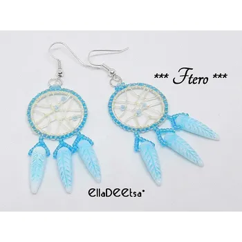 Korálek Náušnice Ftero č. 1279 - stavebnice