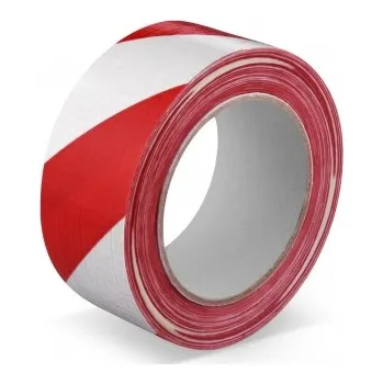 Lepicí páska Lepící páska s tkaninou, červeno-bílá, 33 m x 50 mm 67201
