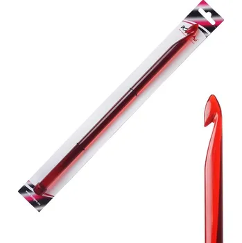 Jehlice Tuniský akrylový háček 30 cm 12 mm