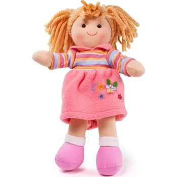 Panenka Bigjigs Toys Látková panenka Jenny 28 cm