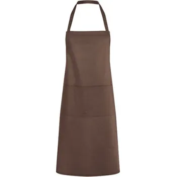 Pracovní zástěra Karlowsky Gastro zástěra KY026 Light-Brown 75 x 95 cm