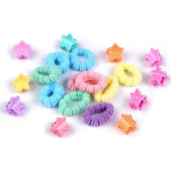 Náramek Gumičky a skřipce do vlasů, malé, 2 mix hvězdy