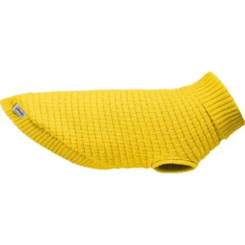 Obleček pro psa Record Svetr pro psy Autunno | Žlutá Barva: Žlutá, Velikost - délka hřbetu: XS: délka hřbetu 30 cm