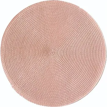 prostírání Jutové prostírání na stůl RATAN světle růžové 37 cm, IMPOL TRAD