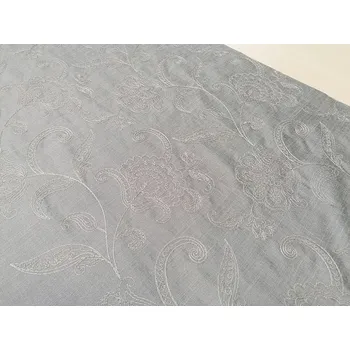 BYTEMA Vyšívaná dekorační látka AGENDA šíře 140 cm