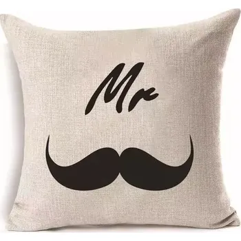 Dekorativní polštářek Dekorační polštář | zamilovaný povlak na polštář, 43 x 43 cm - S