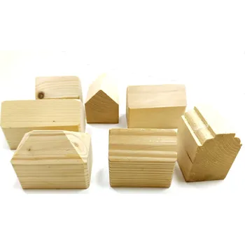 Vánoční dekorace Dřevěný domeček ke tvoření malý - 10 cm