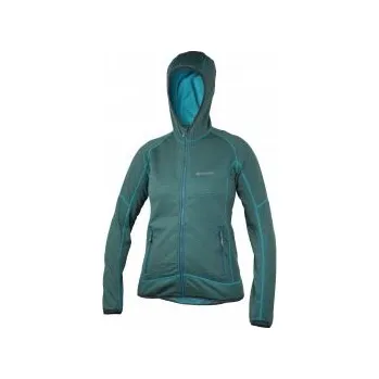 Dámská mikina WARMPEACE RIGBY LADY turquoise green L; Zelená bunda + DÁREK DLE VÝBĚRU!