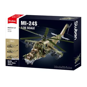 Sluban M38-B1137 Bojový vrtulník MI-24S