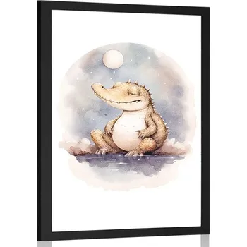 Plakát Dovido Plakát zasněný krokodýl