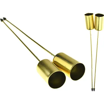 Svícen Flora Bodce na svíčky 2 ks 24 cm