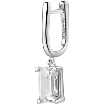 Náušnice Single náušnice Brosway Fancy Infinite White FIW12