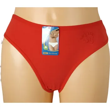 Kalhotky Fenghuang Dámské bavlněné tanga 9019 Barva: červená, Velikost: M