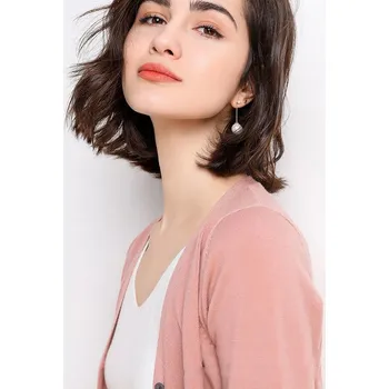 Dámský svetr Elegantní dámský svetřík/cardigan na knoflíčky Barva: Růžová, Velikost: XXL (65-75 kg)