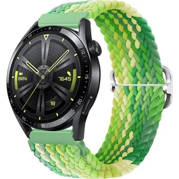 Řemínek na hodinky BSTRAP | BStrap Elastic Nylon reminek na Huawei Watch GT3 42mm, lime (SSG024C1008)