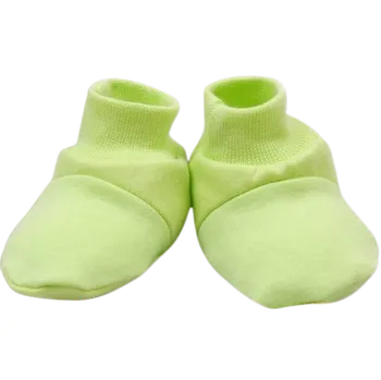 TERJAN Bavlněné botičky/ponožtičky světle zelené 0-6 m