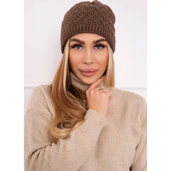 Čepice Kesi Dámská čepice Angela hnědá Univerzální