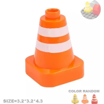 ostatní stavebnice Stavebnice dopravního příslušenství | Styl Lego - dopravní kužely