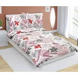 Povlečení krepové Červená BX1000810 - 140x200, 70x90 cm