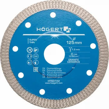 Řezný kotouč Diamantový řezný kotouč na keramiku 125 mm