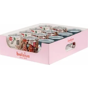 Svíčka Dekorace vánoční svíčka aroma sklo mix