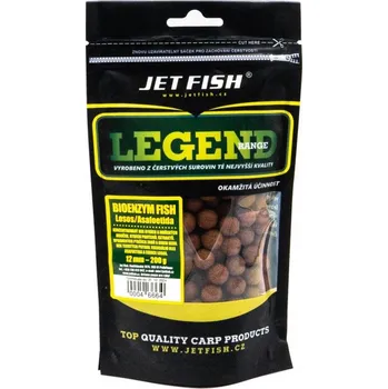 Boilies Legend Range boilie 200g -12mm : BIOENZYM FISH - LOSOS / ASA